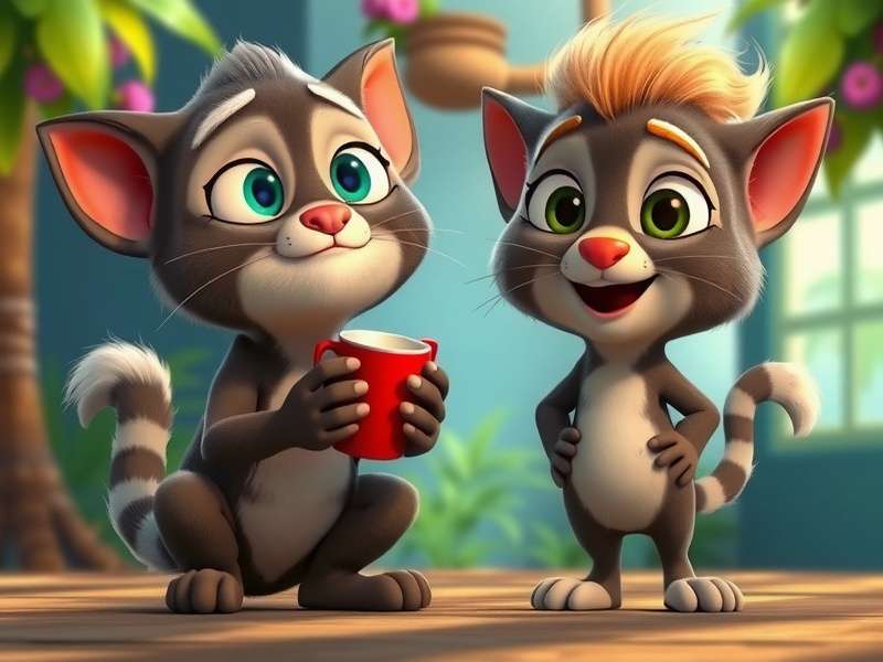 My Talking Tom Friends 2 Ginger किरदार की झलक