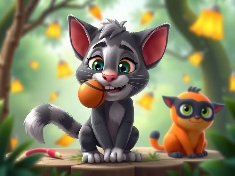 My Talking Tom Shorts का एक मजेदार दृश्य