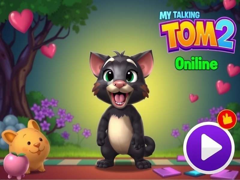 My Talking Tom 2 Game Poki पर खेलते हुए