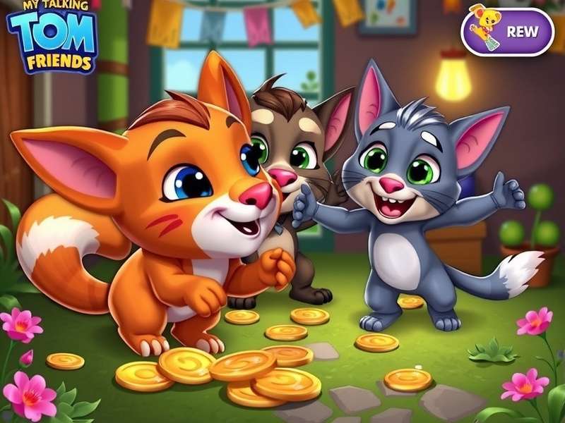 My Talking Tom Friends Gameplay Screenshot