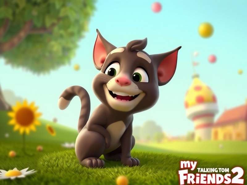 My Talking Tom Friends 2 Ginger Gameplay Screenshot