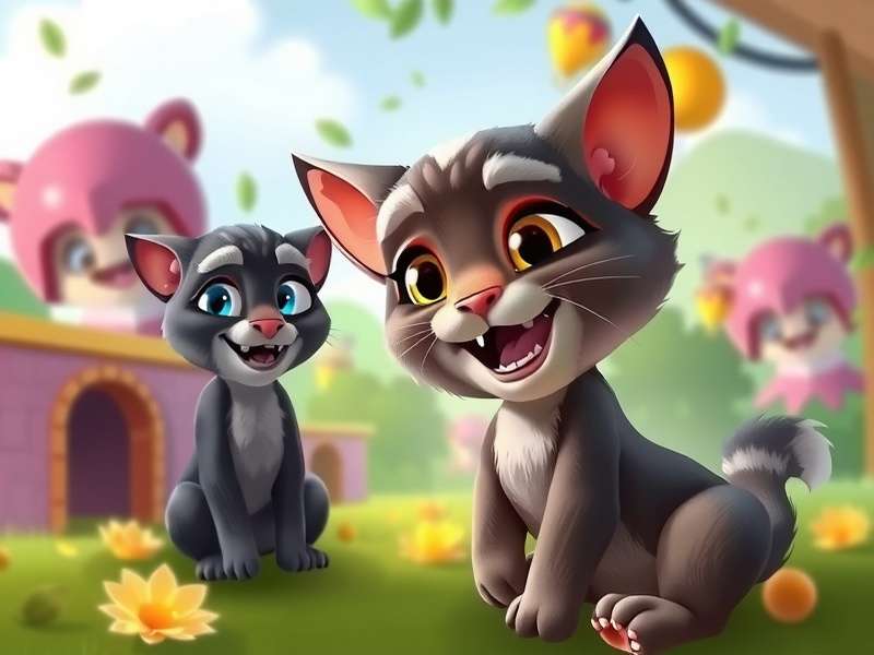 My Talking Tom Friends 2 गेमप्ले स्क्रीनशॉट