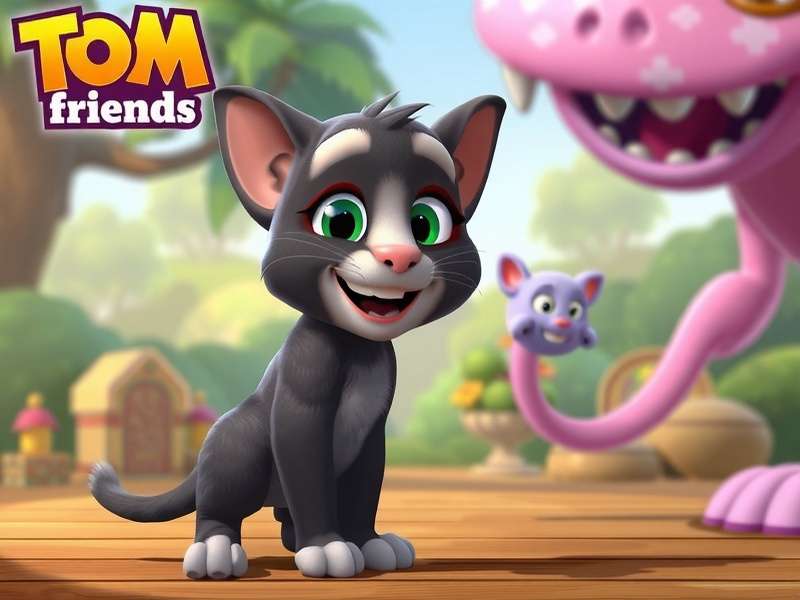 My Talking Tom Friends PC Game Screenshot