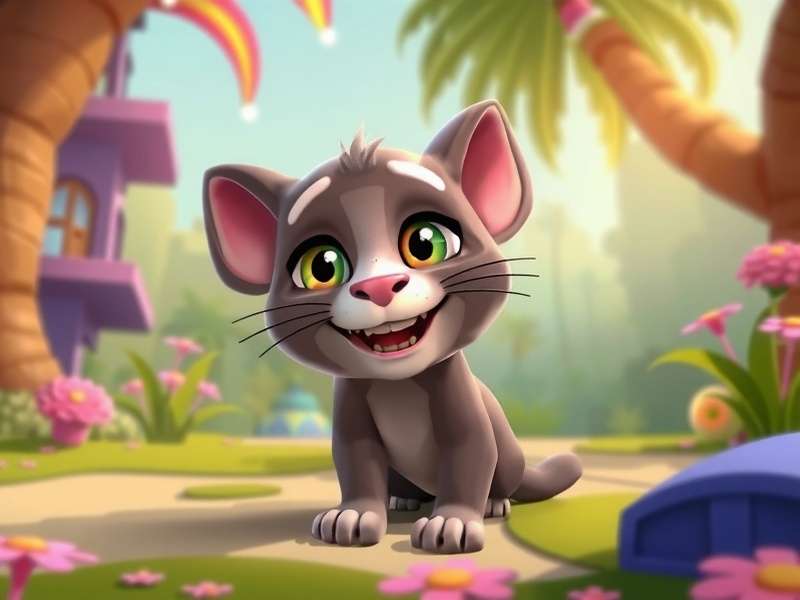 My Talking Tom Friends Gameplay स्क्रीनशॉट - टॉम और उसके दोस्त