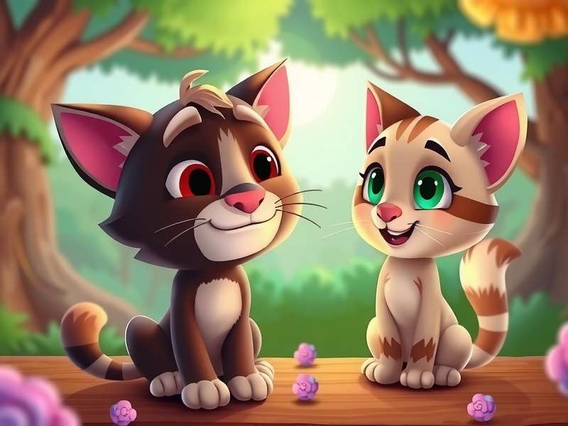 My Talking Tom Friends Game Screenshot