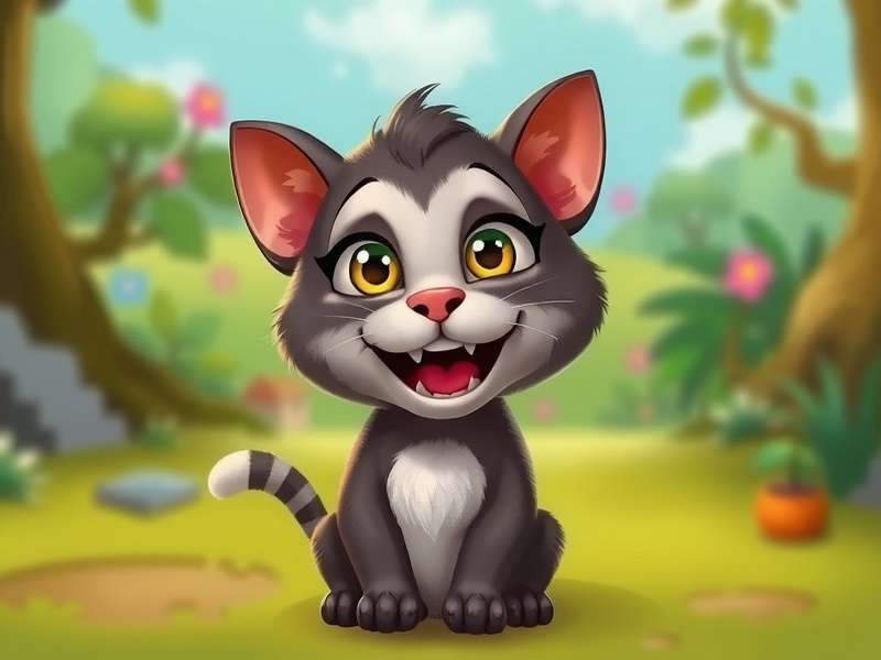 My Talking Tom Cat Game स्क्रीनशॉट - टॉम को खिलाते और खेलाते हुए