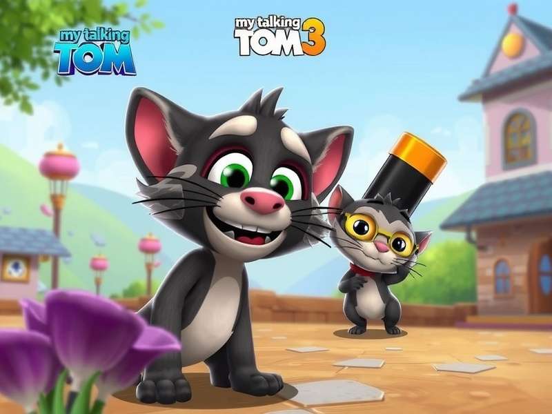 My Talking Tom 3 गेमप्ले स्क्रीनशॉट