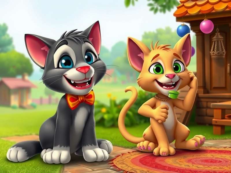 My Talking Tom Cat 2 Tap Tap गेमप्ले स्क्रीनशॉट