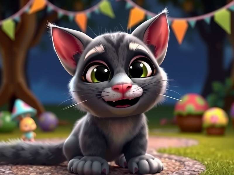 My Talking Tom Cat Game Screenshot