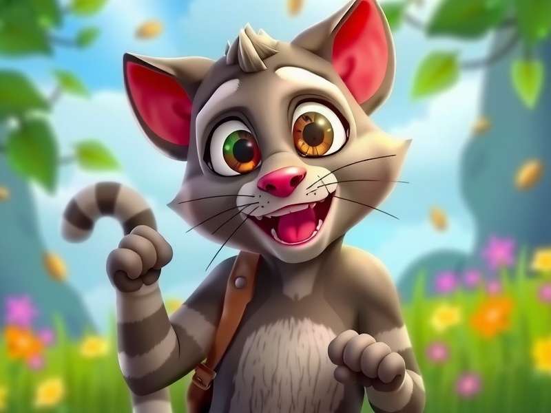 My Talking Tom 2 ऑनलाइन गेमप्ले स्क्रीनशॉट