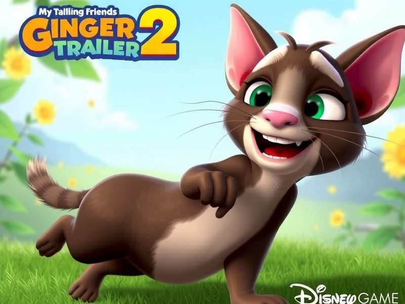 My Talking Tom Friends 2 Ginger Trailer Screenshot