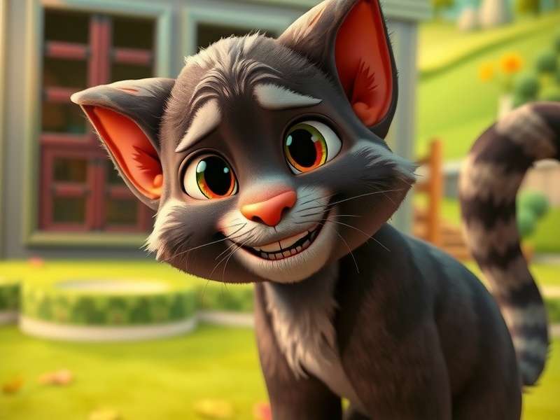 My Talking Tom Friends 2 Ginger नारंगी बिल्ली का बच्चा