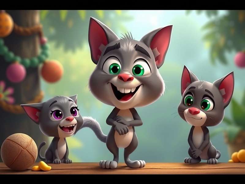 My Talking Tom Friends गेमप्ले स्क्रीनशॉट