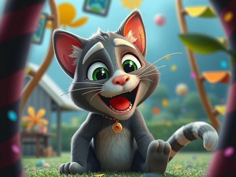 न्यू माई टॉकिंग टॉम कैट गेमप्ले स्क्रीनशॉट