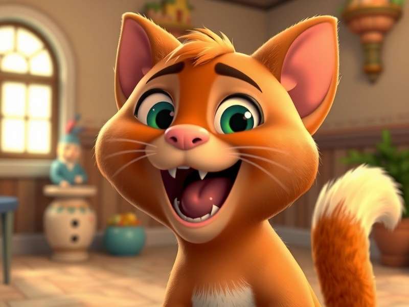 My Talking Tom Friends 2 में Ginger कैरेक्टर की तस्वीर