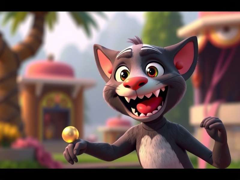 My Talking Tom 3 गेमप्ले स्क्रीनशॉट - टॉम के साथ इंटरएक्शन