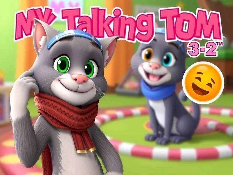 My Talking Tom 3 Mod Apk Gameplay showing unlimited coins and gems