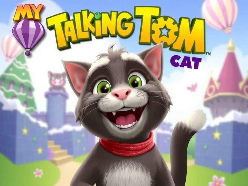 My Talking Tom showing off new hybrid pets in the Stellar Sanctuary