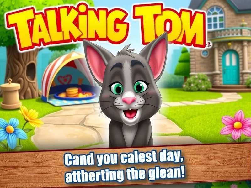 My Talking Tom virtual pet gameplay screenshot