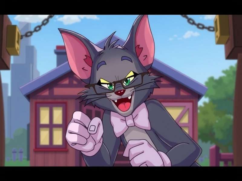 My Talking Tom character speaking with speech bubbles, showing interactive gameplay