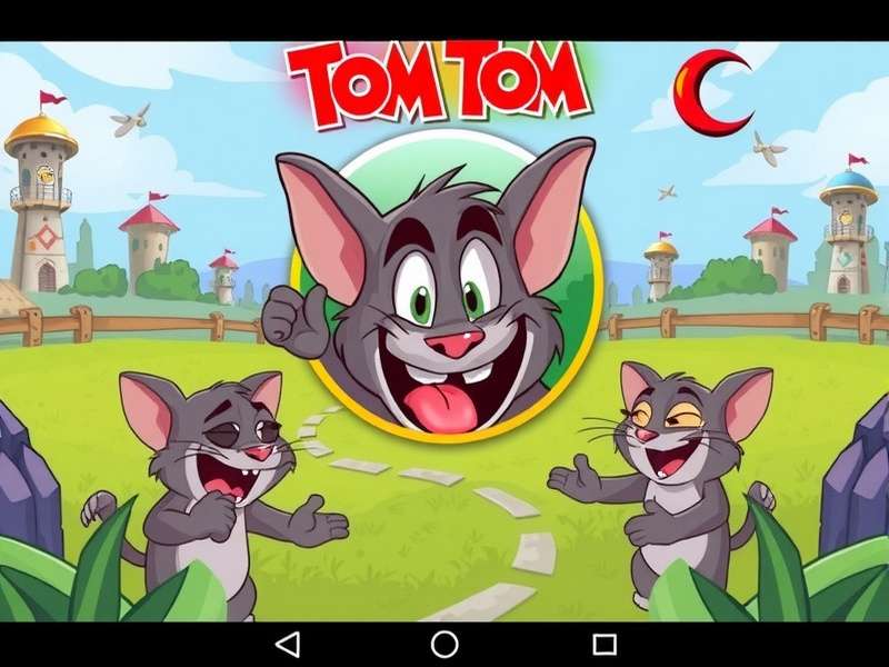 A playful grey cat looking curiously at the camera, representing Talking Tom