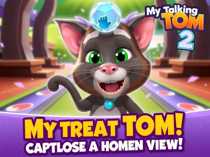 My Talking Tom 2 Mod Apk gameplay showing unlimited coins and all characters unlocked