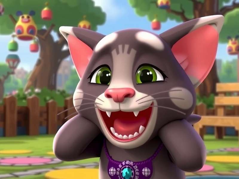 My Talking Tom 2013 gameplay screenshot with Tom the cat