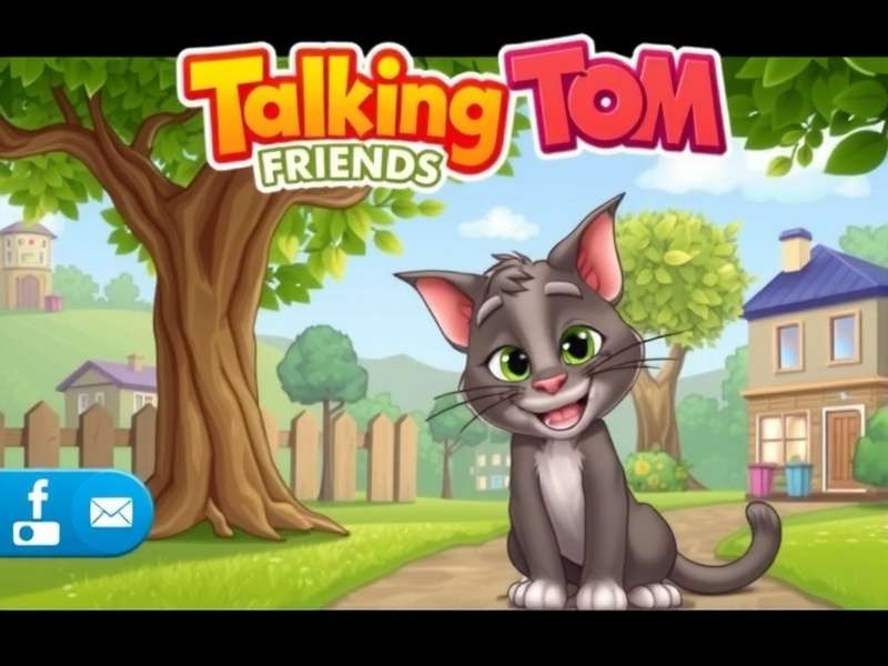 My Talking Tom Friends Game - Treehouse adventures with Tom and his friends