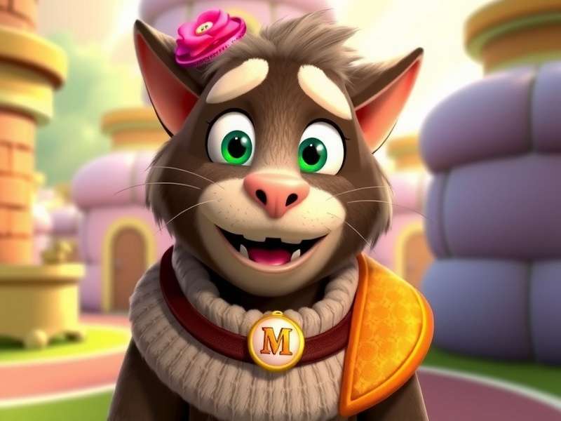 My Talking Tom 2 India Collection – kurta outfit and Taj Mahal bed