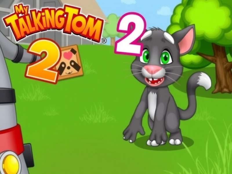 My Talking Tom 2 gameplay with Tom and friends on Android phone