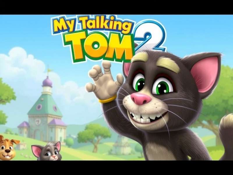 My Talking Tom 2 game character Tom waving happily