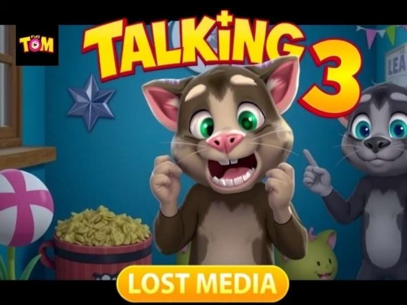 My Talking Tom 3 lost media archive concept art compilation showing unreleased characters and environments